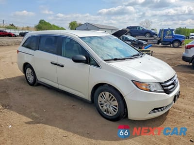 Czwarte zdjęcie samochodu z boku: 2016 HONDA ODYSSEY LX VIN:5FNRL5H24GB030941 - miniatura
