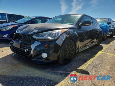 2015 HYUNDAI VELOSTER TURBO KMHTC6AE3FU229612 - główne zdjęcie licytacji z USA - miniatura