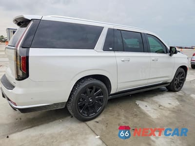 Trzecie zdjęcie samochodu z tyłu: 2021 CADILLAC ESCALADE ESV PREMIUM LUXURY PLATINUM VIN:1GYS4MKL5MR319465 - miniatura