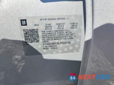 Zdjęcie 12 z 12 samochodu: 2020 CHEVROLET MALIBU LT VIN:1G1ZD5STXLF034215 - miniatura