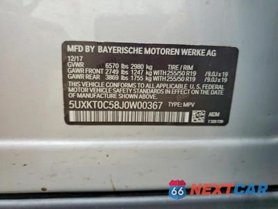 Zdjęcie 13 z 13 samochodu: 2018 BMW X5 XDR40E VIN:5UXKT0C58J0W00367 - miniatura