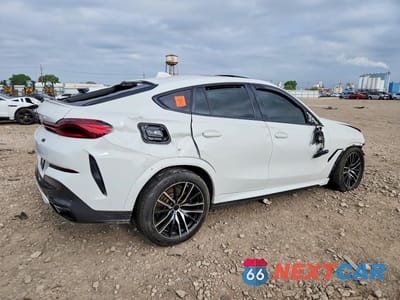 Trzecie zdjęcie samochodu z tyłu: 2021 BMW X6 M50I VIN:5UXCY8C07M9D95829 - miniatura