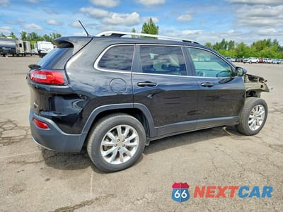 Trzecie zdjęcie samochodu z tyłu: 2015 JEEP CHEROKEE LIMITED VIN:1C4PJMDB4FW763787 - miniatura