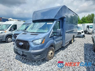 2021 FORD TRANSIT T-350 STEP VAN ** R & D * CLN TITLE * PRI FLEET ** 1FDDF6P84MKA59699 - główne zdjęcie licytacji z USA - miniatura