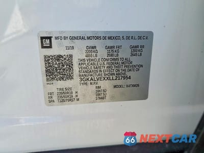 Zdjęcie 13 z 13 samochodu: 2020 GMC TERRAIN SLT VIN:3GKALVEXXLL217954 - miniatura