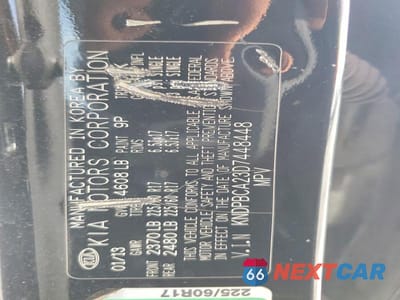Zdjęcie 13 z 13 samochodu: 2013 KIA SPORTAGE LX VIN:KNDPBCA23D7448448 - miniatura