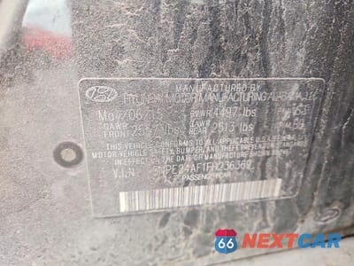 Zdjęcie 12 z 12 samochodu: 2015 HYUNDAI SONATA SE VIN:5NPE24AF1FH236369 - miniatura