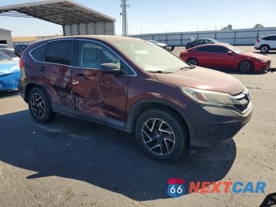 Czwarte zdjęcie samochodu z boku: 2016 HONDA CR-V SE VIN:2HKRM3H46GH524335 - miniatura