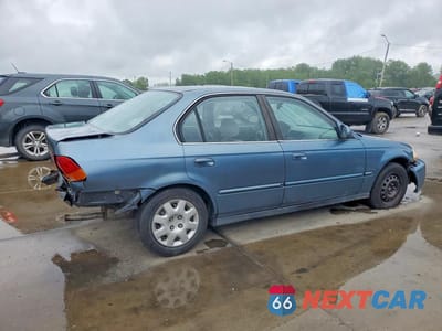 Trzecie zdjęcie samochodu z tyłu: 1998 HONDA CIVIC EX VIN:1HGEJ8646WL038529 - miniatura