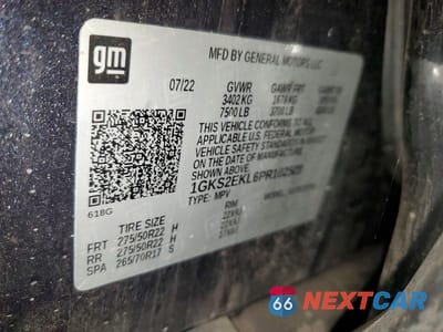 Zdjęcie 13 z 13 samochodu: 2023 GMC YUKON DENALI ULTIMATE VIN:1GKS2EKL6PR102503 - miniatura