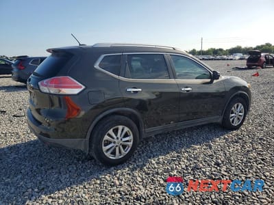Trzecie zdjęcie samochodu z tyłu: 2016 NISSAN ROGUE SV VIN:KNMAT2MT6GP634734 - miniatura