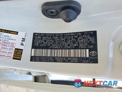 Zdjęcie 12 z 12 samochodu: 2020 TOYOTA COROLLA SE VIN:JTDS4RCE1LJ034519 - miniatura