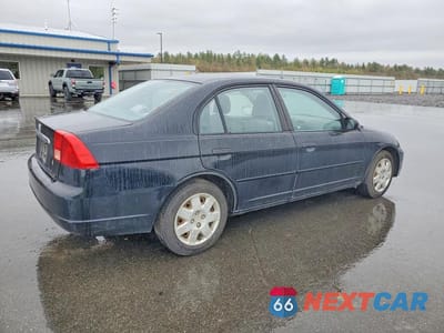 Trzecie zdjęcie samochodu z tyłu: 2002 HONDA CIVIC EX VIN:2HGES26742H510156 - miniatura