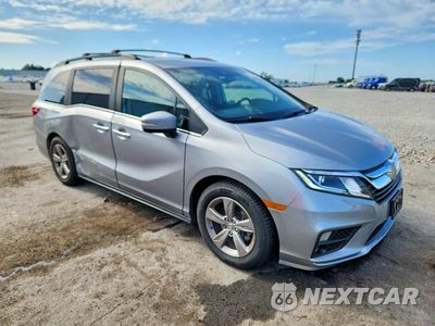 Czwarte zdjęcie samochodu z boku: 2019 HONDA ODYSSEY EXL VIN:5FNRL6H70KB096266 - miniatura