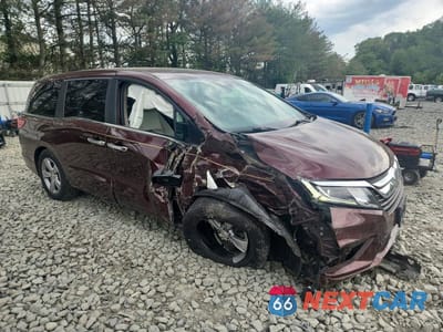 Czwarte zdjęcie samochodu z boku: 2018 HONDA ODYSSEY EXL VIN:5FNRL6H72JB068743 - miniatura