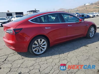 Trzecie zdjęcie samochodu z tyłu: 2018 TESLA 3 VIN:5YJ3E1EA6JF163728 - miniatura