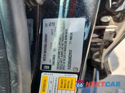Zdjęcie 13 z 13 samochodu: 2021 CHEVROLET SPARK 1LT VIN:KL8CD6SA5MC216157 - miniatura