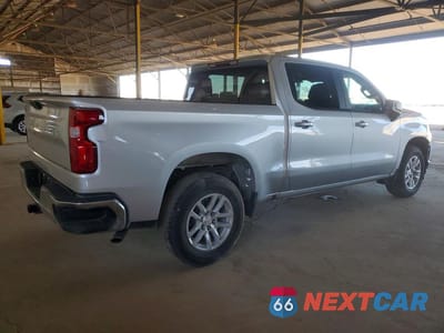Trzecie zdjęcie samochodu z tyłu: 2021 CHEVROLET SILVERADO C1500 LT VIN:3GCPWCEKXMG367837 - miniatura