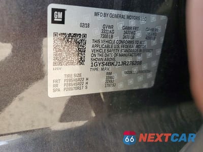 Zdjęcie 13 z 13 samochodu: 2018 CADILLAC ESCALADE LUXURY VIN:1GYS4BKJ1JR276208 - miniatura