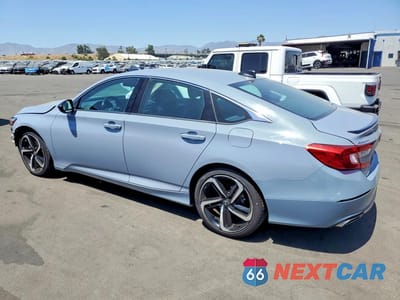 Drugie zdjęcie samochodu z przodu: 2021 HONDA ACCORD SPORT SE VIN:1HGCV1F43MA024938 - miniatura