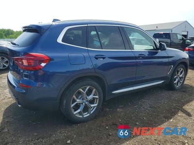 Trzecie zdjęcie samochodu z tyłu: 2020 BMW X3 XDRIVE30I VIN:5UXTY5C07L9C96831 - miniatura