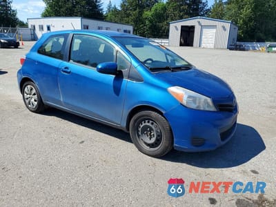 Czwarte zdjęcie samochodu z boku: 2012 TOYOTA YARIS 3-DOOR L VIN:JTDJTUD30CD534328 - miniatura