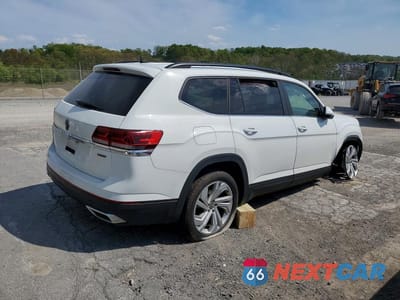 Trzecie zdjęcie samochodu z tyłu: 2021 VOLKSWAGEN ATLAS SE VIN:1V2HR2CA2MC540171 - miniatura