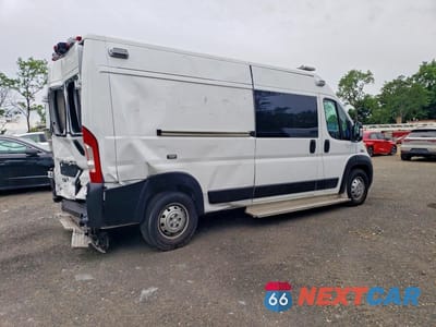 Trzecie zdjęcie samochodu z tyłu: 2023 RAM PROMASTER 2500 HIGH AMBULANCE VIN:3C6LRVDG0PE572296 - miniatura