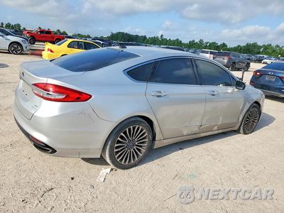 Trzecie zdjęcie samochodu z tyłu: 2017 FORD FUSION SE VIN:3FA6P0H9XHR120155 - miniatura