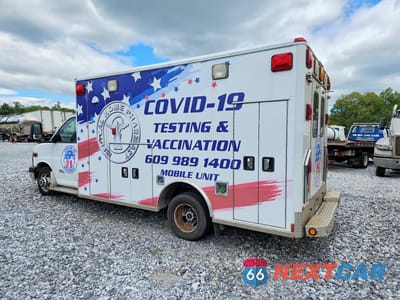 Drugie zdjęcie samochodu z przodu: 2014 GMC SAVANA CUTAWAY G4500 VIN:1GD675CL3E1124222 - miniatura