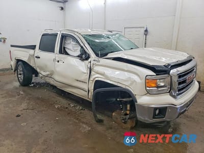 Czwarte zdjęcie samochodu z boku: 2015 GMC SIERRA K1500 SLT VIN:3GTU2VEC8FG291783 - miniatura