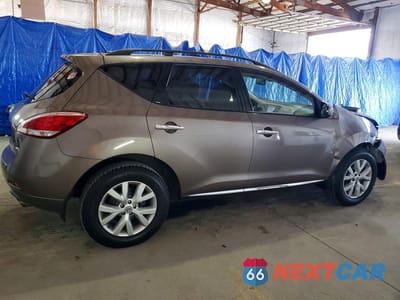 Trzecie zdjęcie samochodu z tyłu: 2014 NISSAN MURANO SL VIN:JN8AZ1MW5EW524896 - miniatura