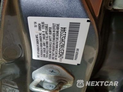 Zdjęcie 12 z 12 samochodu: 2005 HONDA CIVIC LX VIN:2HGES16625H522344 - miniatura