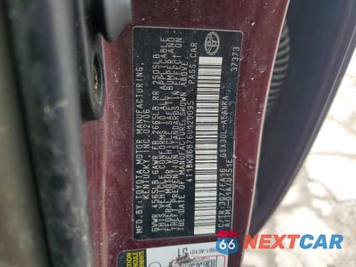 Zdjęcie 12 z 12 samochodu: 2006 TOYOTA AVALON XL VIN:4T1BK36B76U120095 - miniatura