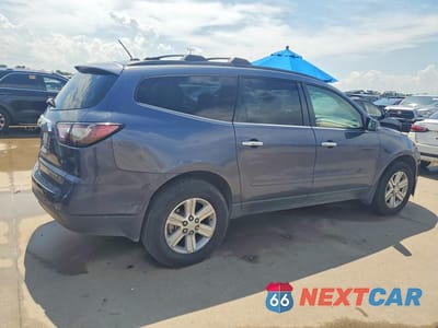 Trzecie zdjęcie samochodu z tyłu: 2014 CHEVROLET TRAVERSE LT VIN:1GNKVGKD6EJ243694 - miniatura