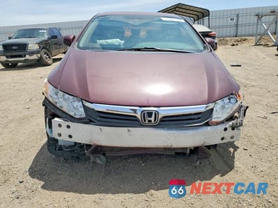 Piąte zdjęcie samochodu w środku: 2012 HONDA CIVIC LX VIN:2HGFB2F52CH551681 - miniatura