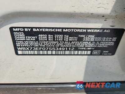 Zdjęcie 13 z 13 samochodu: 2025 BMW X1 XDRIVE28I VIN:WBX73EF07S5349112 - miniatura
