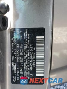 Zdjęcie 12 z 12 samochodu: 2017 HYUNDAI ACCENT SE VIN:KMHCT4AE6HU364977 - miniatura