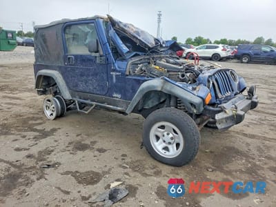 Czwarte zdjęcie samochodu z boku: 2003 JEEP WRANGLER / TJ SPORT VIN:1J4FA49S63P361533 - miniatura