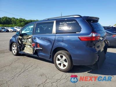 Drugie zdjęcie samochodu z przodu: 2020 TOYOTA SIENNA LE VIN:5TDKZ3DC2LS055992 - miniatura
