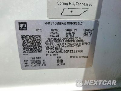 Zdjęcie 12 z 12 samochodu: 2023 GMC ACADIA SLT VIN:1GKKNML40PZ182700 - miniatura