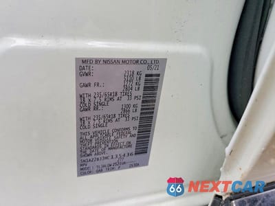 Zdjęcie 13 z 13 samochodu: 2021 NISSAN MURANO SV VIN:5N1AZ2BJ3MC135436 - miniatura