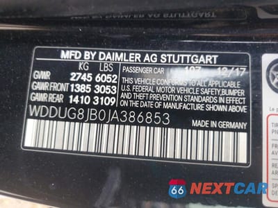 Zdjęcie 12 z 12 samochodu: 2018 MERCEDES-BENZ S 63 AMG 4MATIC VIN:WDDUG8JB0JA386853 - miniatura