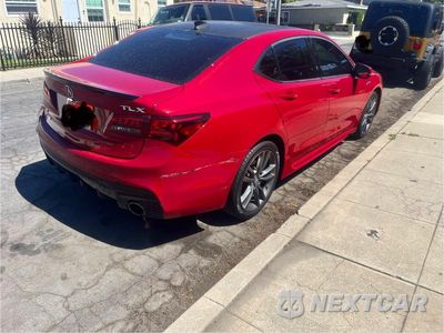 Czwarte zdjęcie samochodu z boku: 2018 ACURA TLX TECH+A VIN:19UUB2F61JA008253 - miniatura