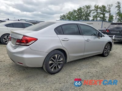 Trzecie zdjęcie samochodu z tyłu: 2015 HONDA CIVIC EX VIN:19XFB2F83FE211125 - miniatura