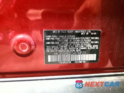 Zdjęcie 13 z 13 samochodu: 2010 SUBARU FORESTER 2.5X LIMITED VIN:JF2SH6DC5AH744531 - miniatura