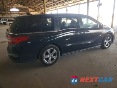 Trzecie zdjęcie samochodu z tyłu: 2018 HONDA ODYSSEY EXL VIN:5FNRL6H71JB050718 - miniatura