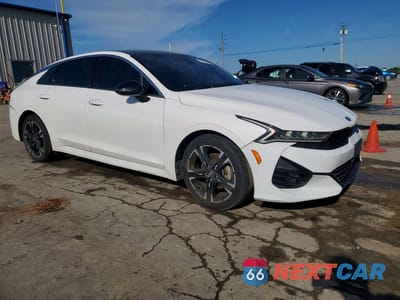 Czwarte zdjęcie samochodu z boku: 2021 KIA K5 GT LINE VIN:5XXG64J28MG047530 - miniatura