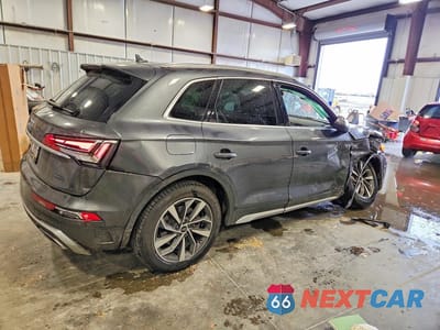 Trzecie zdjęcie samochodu z tyłu: 2022 AUDI Q5 PREMIUM PLUS 45 VIN:WA1EAAFY1N2113774 - miniatura