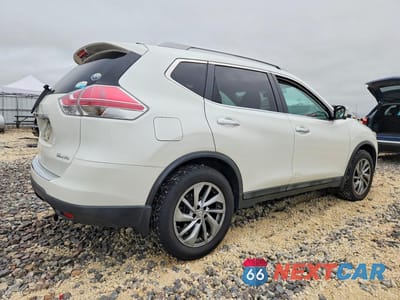 Trzecie zdjęcie samochodu z tyłu: 2015 NISSAN ROGUE SL VIN:5N1AT2MV5FC819974 - miniatura